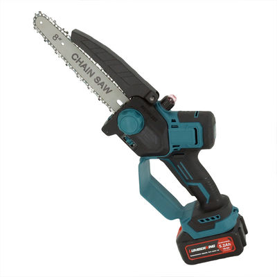 8 Inch Electric Rotary Battery Green Cut Chainsaw Portable Rechargeable Hand Chain Saws Wood Cutting