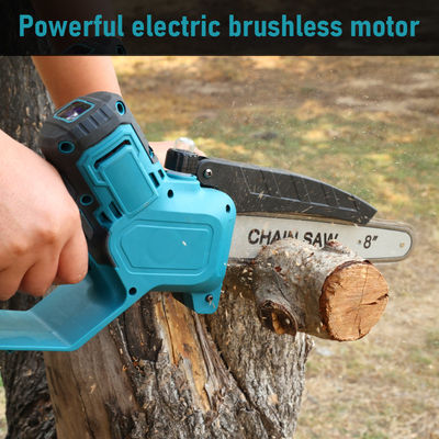 Custom Chain Saw Chainsaw Cordless for Wood Cutting Tree Trimming Gardening Mini Handheld Chainsaw