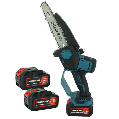 Portable Electric Cordless Chainsaw Battery Powered Mini 8 Inch Power Handheld Chain Saws