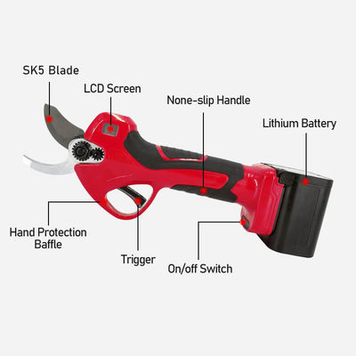 Electric DIY Garden Pruning Cutter Cordless Lithium Power Tree Branch Pruner Telescopic Pole Scissor