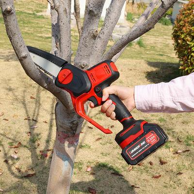 Rechargeable Chain Saw The Battery Sharpener Wood Cutting Mini Chain Saw