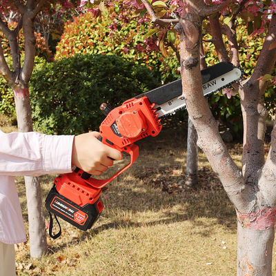 8 Inch Lithium Battery-powered Chain Saw Portable Wireless Hand Battery Powered Rechargeable Mini Cordless Chainsaw