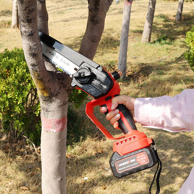 24V Rechargeable MINI Electric Wood Cutting Lithium Chainsaw Bracket Adjustable Universal Chain Saw