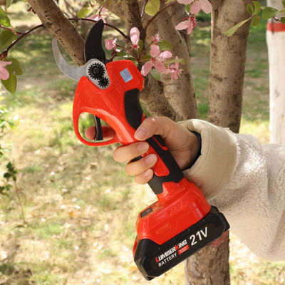 High Quality 21v 30mm Battery Garden Tool Pruners Cordless Electric Pruners Lithium Power Garden Electric Pruner