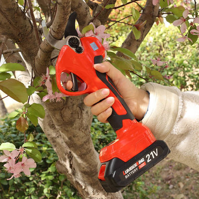 Industrial DIY Grade Labor Saving Garden Pruner Lithium Electric 2.5 Opening Brushless Scissors