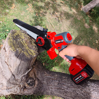 Mini Cordless Chainsaw Electric Chainsaw Small Handheld Chainsaw Suitable for Wood Cutting