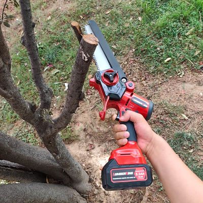 Professional DIY Chainsaw Electric Chain Saw Handle Top Tree Cutter with Cordless Wood Cutting Power Hand Saw