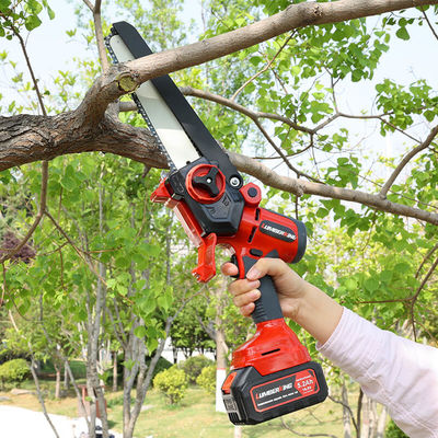 Small Rechargeable Household Saw Logging Cutting Handheld Lithium Electric Chainsaws