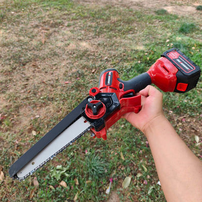 Small Rechargeable Household Saw Logging Cutting Handheld Lithium Electric Chainsaws