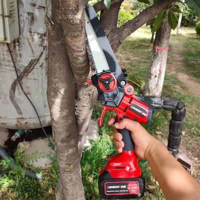 High Grade Rechargeable Cordless Lithium Battery Power Chain Saw 40v Cordless Electric Chainsaw 8 Inch Wood Cutting