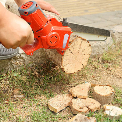 Portable Brushless Lithium Electric Chain Saw 40V Power Rechargeable Cordless One-handed Chainsaw