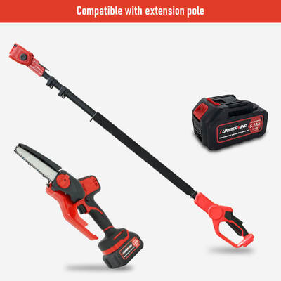 Mini Chainsaw 6-Inch Cordless with 2 Battery - 21V Handheld Electric Small Power Chain Saws Battery