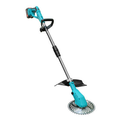 21V Brushless Electric Grass Trimmer Handheld — Battery Powered Weed Eater with Cordless Electric String Trimmer Head for One-Hand Control