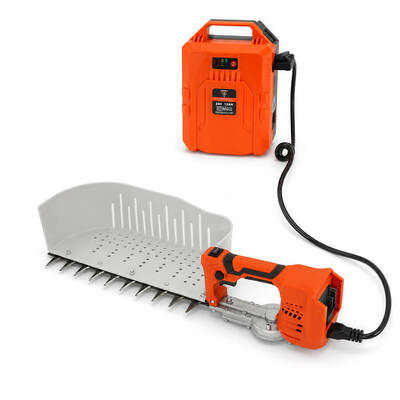 Dual Power Battery Electric Tea Plucker Handheld Cordless Tea Harvesting Machine with Backpack Battery and Tray