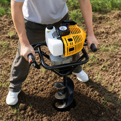 Portable Gasoline Earth Auger for Tree Planting Farm and Garden Use
