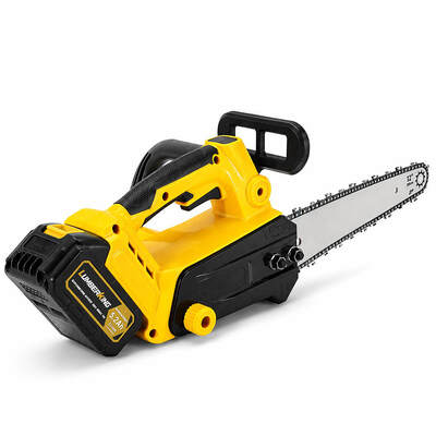 12" Cordless Chainsaw Kit with 2 Batteries, 21V 1900W Brushless Handheld Electric Chain Saw (22m/s, 1.93kg), Portable Wood Cutter Compatible with Makita 18V/21V Battery