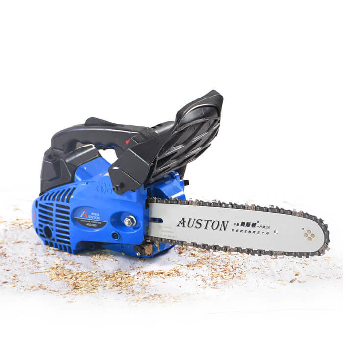 Portable Mini Top Handle Gas Chainsaw 25cc Petrol Saw For Cutting Trees