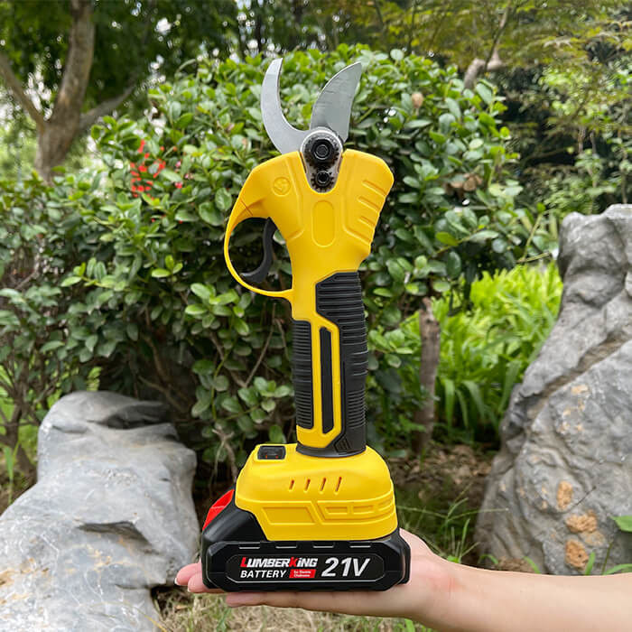 Portable Cordless Electric Scissors Pruning Shears Brushless Garden Pruner Battery