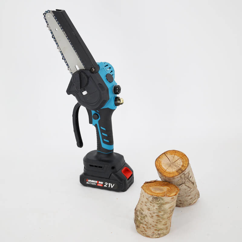 Mini Portable Handheld Rechargeable 6 Inch Garden Chainsaw Powerful Battery