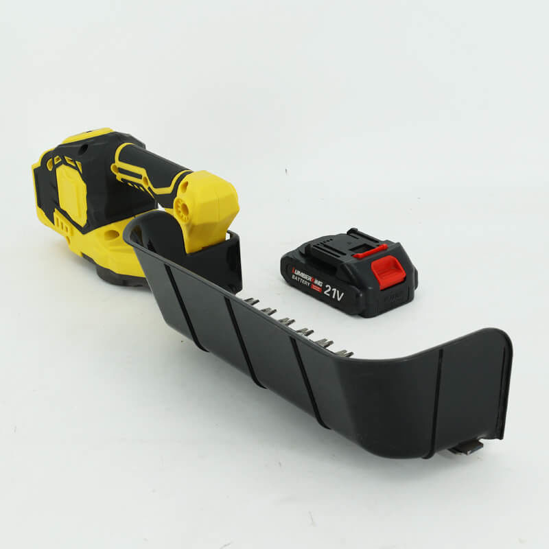 Rechargeable Hedge Machine Portable Electric Tea Picker 21V Yellow