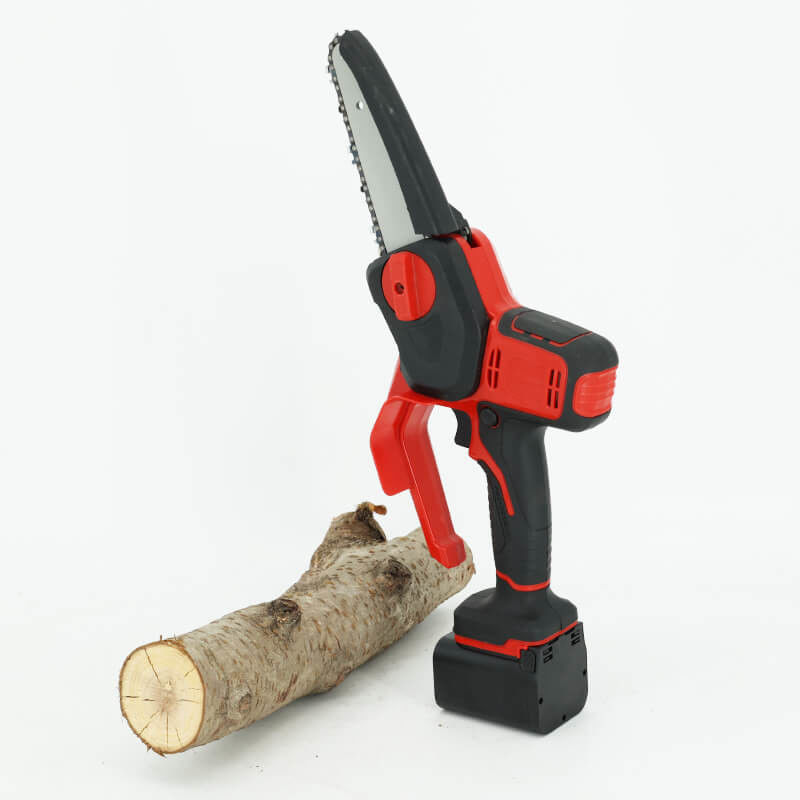 6" 24V Handheld Lithium Battery Mini Household Battery Power Cordless Electric Pruning Chainsaw For Professional Using