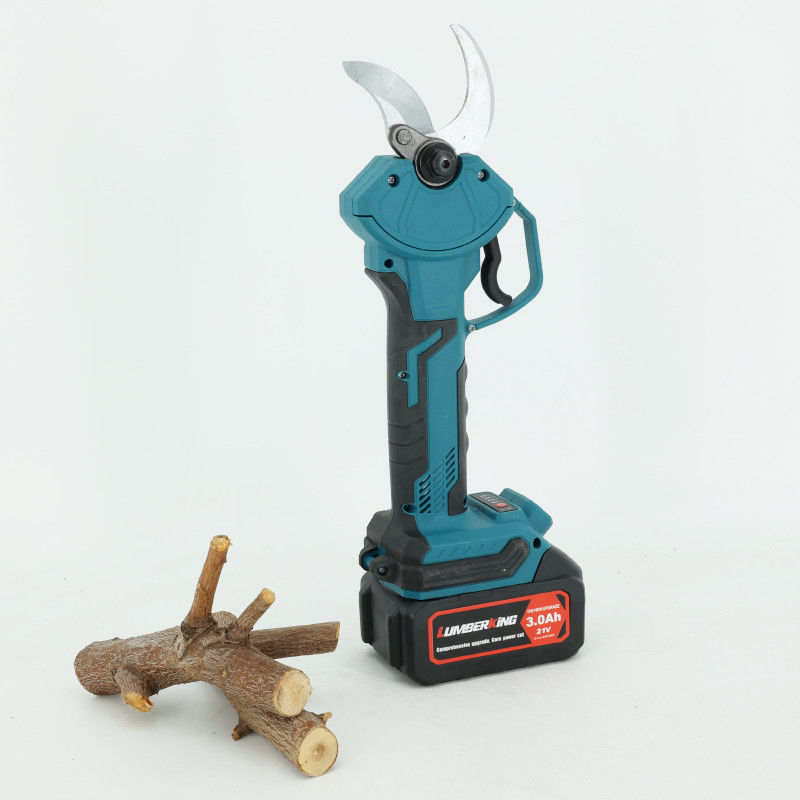 Pole Support Battery Shears Electric Pruning Scissors Garden Tool 21v