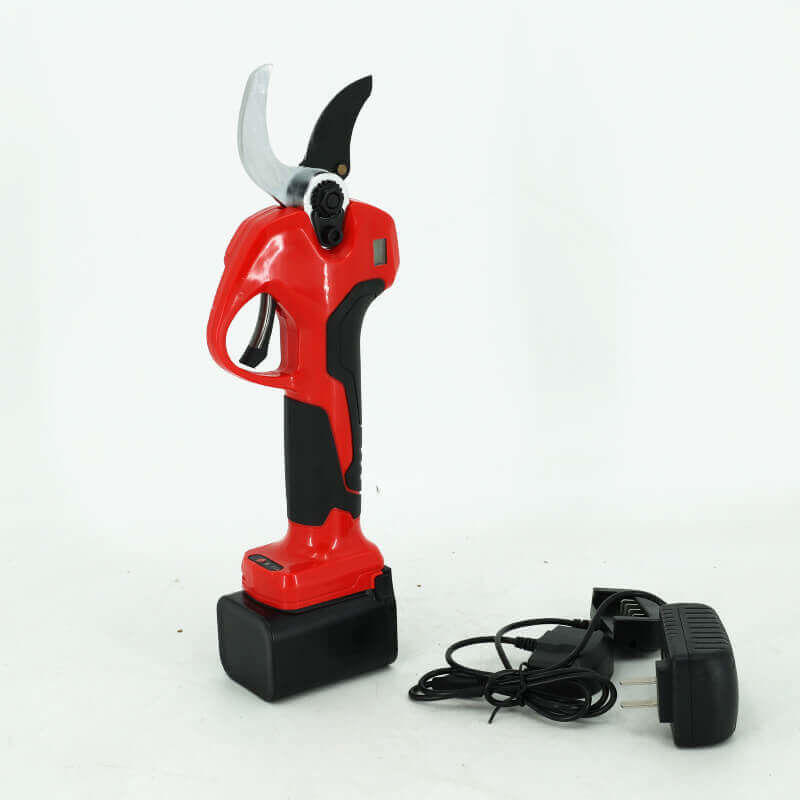 Professional Brushless Cordless Electric Red 21V Power Pruner for Gardening