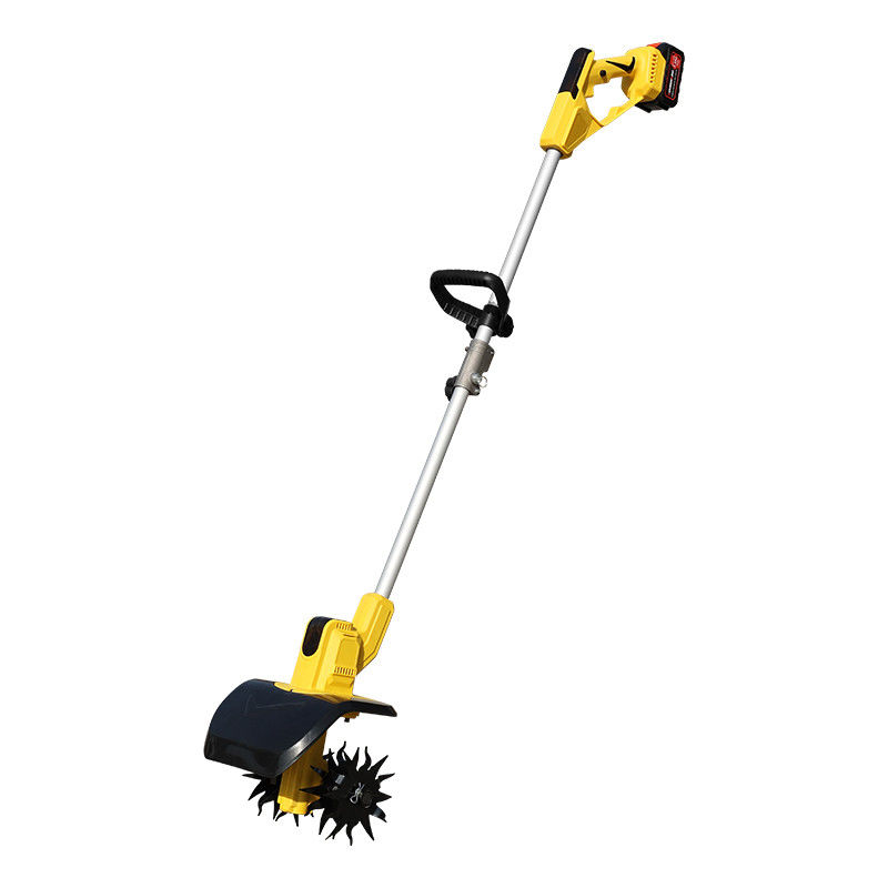 20V Cordless Tiller Cultivator Electric Garden Tiller With 24 Steel Tines