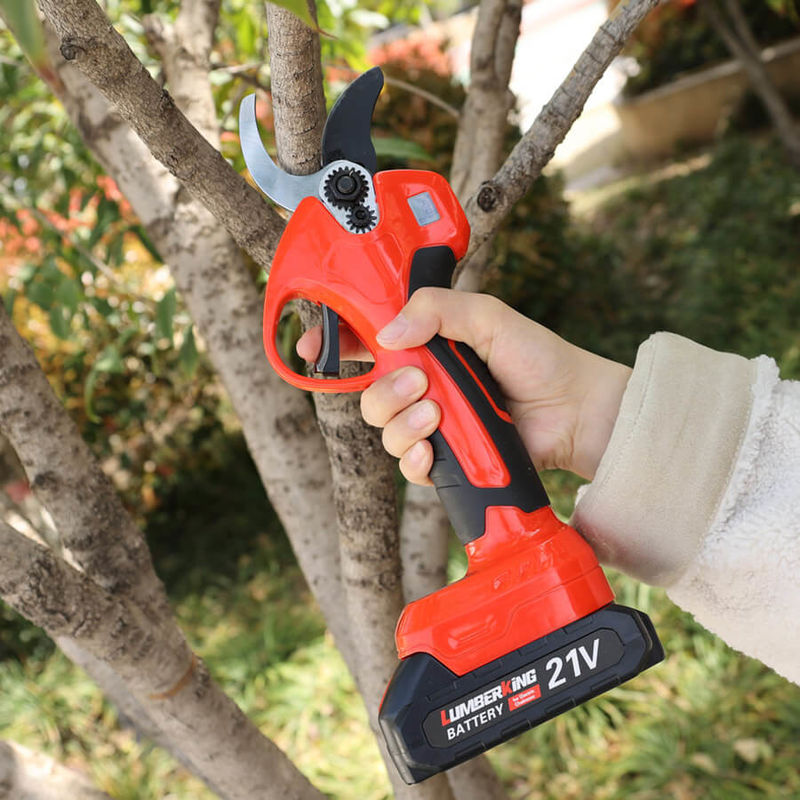Household Industrial Power Shears Electric Pruning Scissors With SK5 Blade Lithium Battery Shear