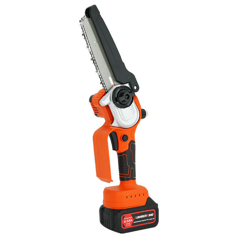 Portable 6 Inch Cordless Chainsaw Brushless Mini Electric Battery Chainsaw With Automatic Oiler