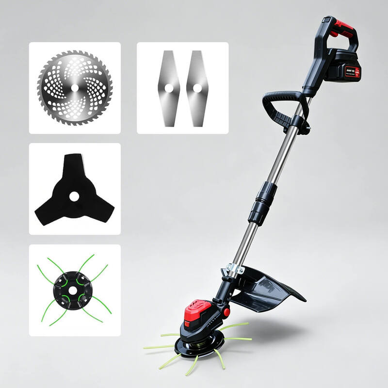 Industrial Cordless String Trimmer Grass Trimmer Telescopic Handle OEM Customizable Battery Powered Brush Cutter