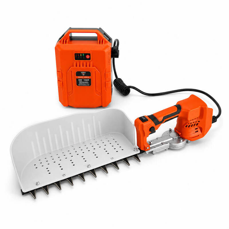 Single Person Electric Tea Harvester Machine Portable Cordless Tea Leaf Plucker Pruner for Farm Garden Plantation