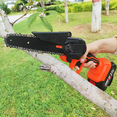 Portable Battery Powered Cordless Electric Chainsaw 6 Inch Mini Chain Saw