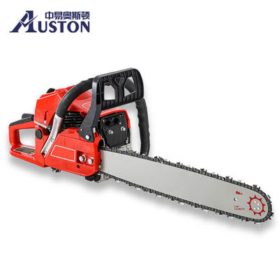 58CC Cordless 2 Stroke Gasoline Chainsaw 20 Inch Petrol Chainsaw For Cutting Wood