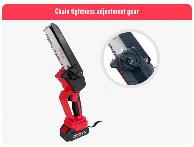 Lithium Battery Powered DIY Cordless Mini Electric Chainsaw 8 Inch With ...
